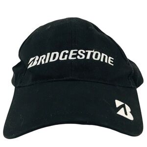 Bridgestone Golf Adjustable Black Golf Ball Cap